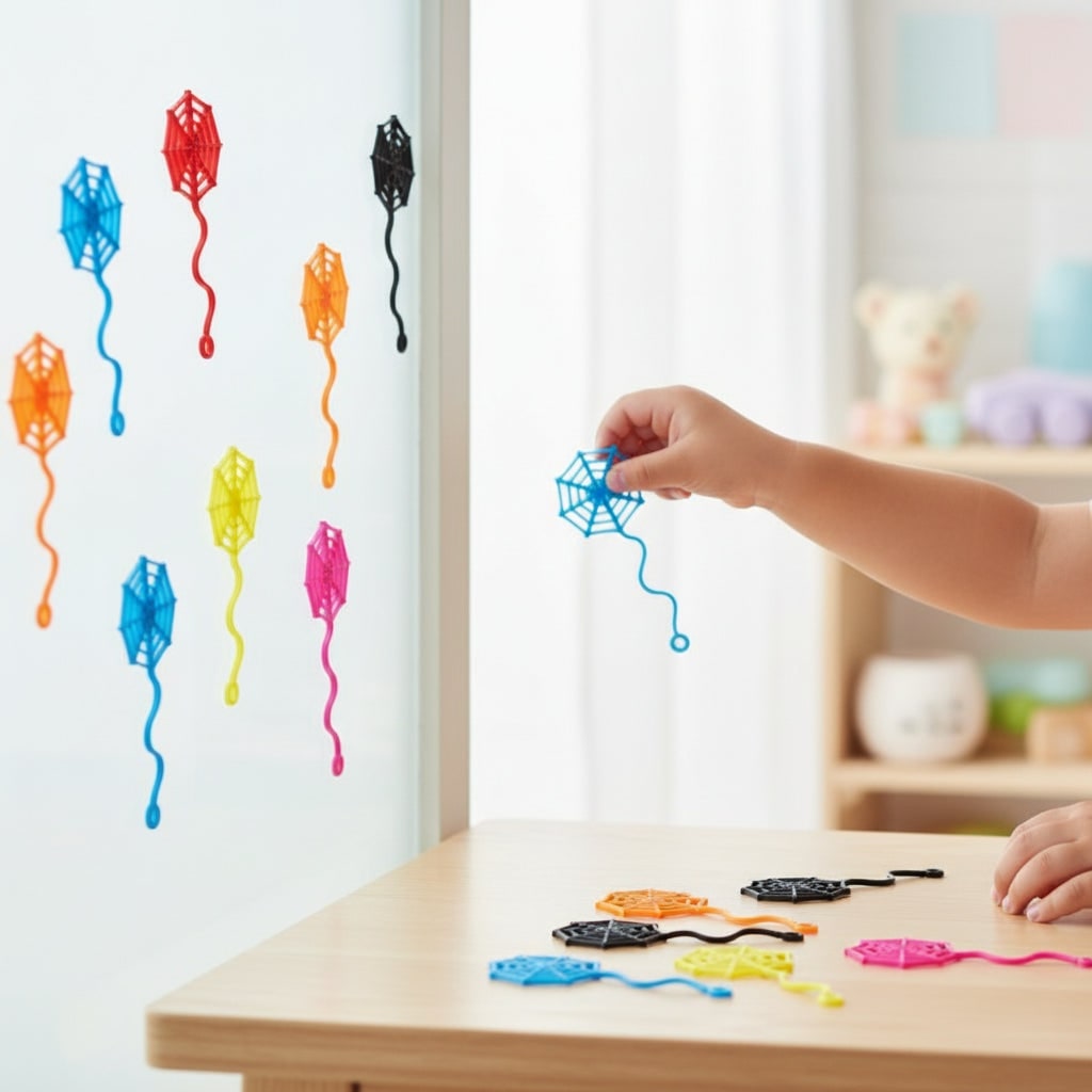 Halloween Spider Webs and Cobwebs Sticky Stretchy Decorations for Windows Walls Party Supplies - Image 2