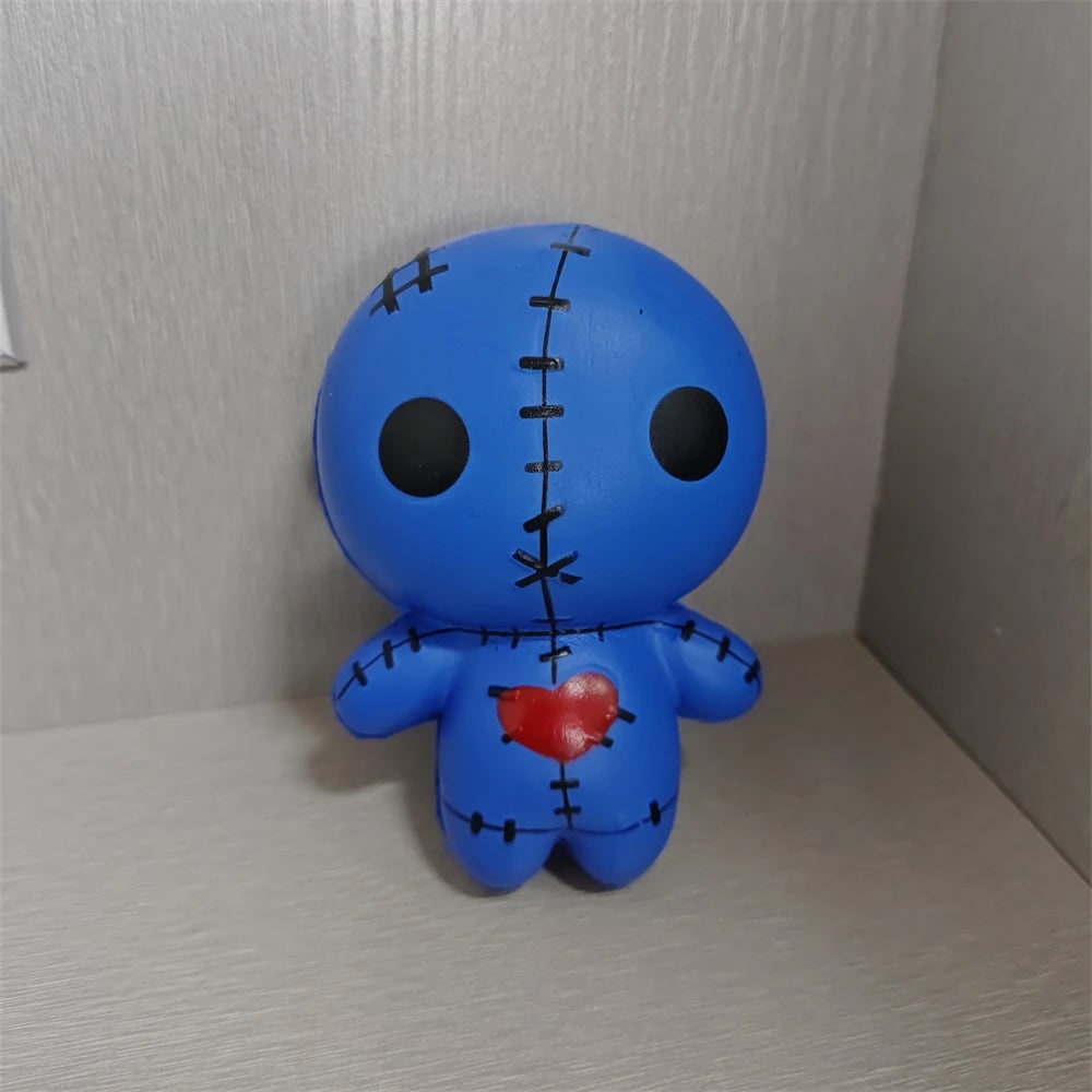Halloween Squishy Toy Slow Rising Voodoo Doll with Stitched Details for Stress Relief Party Favors - Image 9