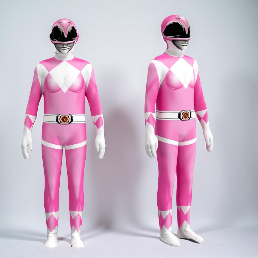 Halloween Superhero Park Ranger Costume Jumpsuit with Mask - Image 13
