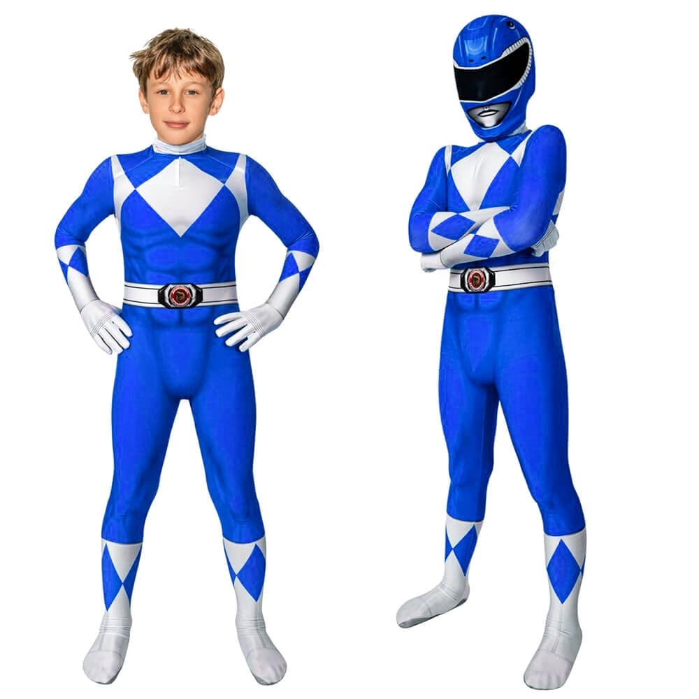 Halloween Superhero Park Ranger Costume Jumpsuit with Mask - Image 16