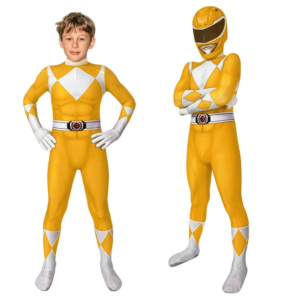 Halloween Superhero Park Ranger Costume Jumpsuit with Mask - Image 18