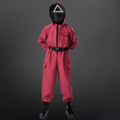 Halloween survival game Costume Suit with Mask and Toy Gun - Image 1