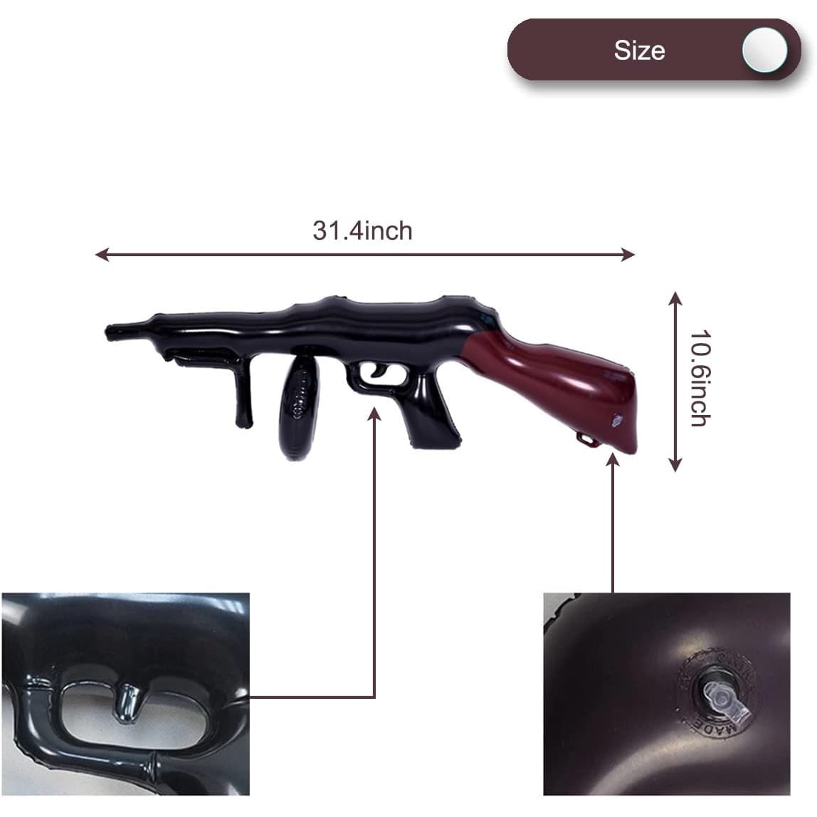 Halloween survival game Costume Suit with Mask and Toy Gun - Image 12