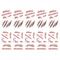 Halloween Temporary Tattoos with Realistic Wound Effects Waterproof Custom Design Sheet - Image 4