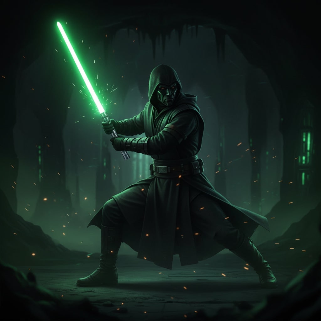 Halloween Toy Lightsaber Light Up Sword with Rgb LED Blade and Metal Handle for Cosplay Party - Image 1