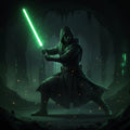 Halloween Toy Lightsaber Light Up Sword with Rgb LED Blade and Metal Handle for Cosplay Party - Image 1