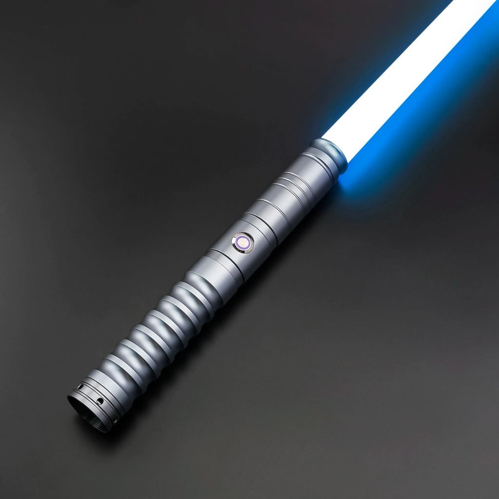 Halloween Toy Lightsaber Light Up Sword with Rgb LED Blade and Metal Handle for Cosplay Party - Image 4