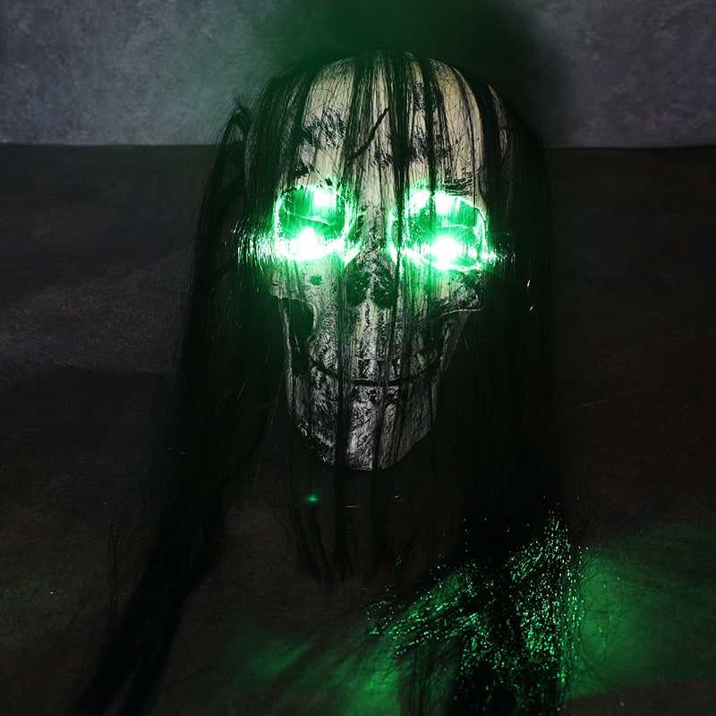 Halloween Yard Decorations Skeleton Sign with Stakes LED Light Up Outdoor Prop Plant Support - Image 6
