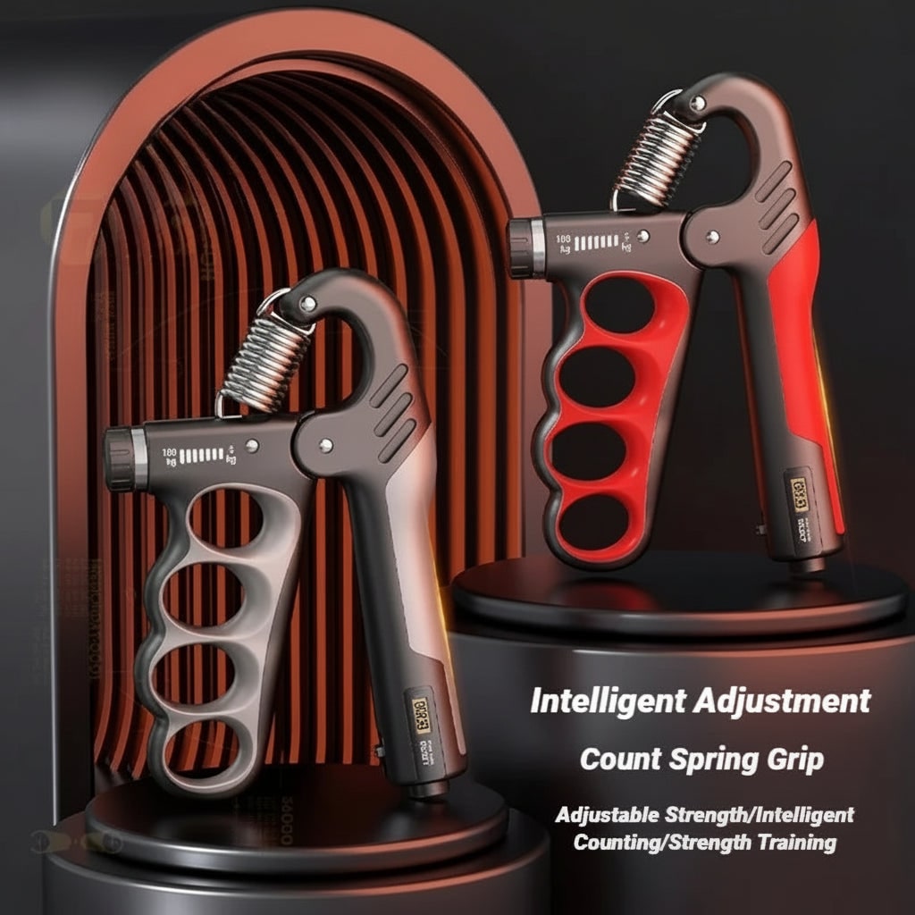 Hand Grip Strengthener and Strength Trainer with Digital Counter and Adjustable Resistance - Image 3