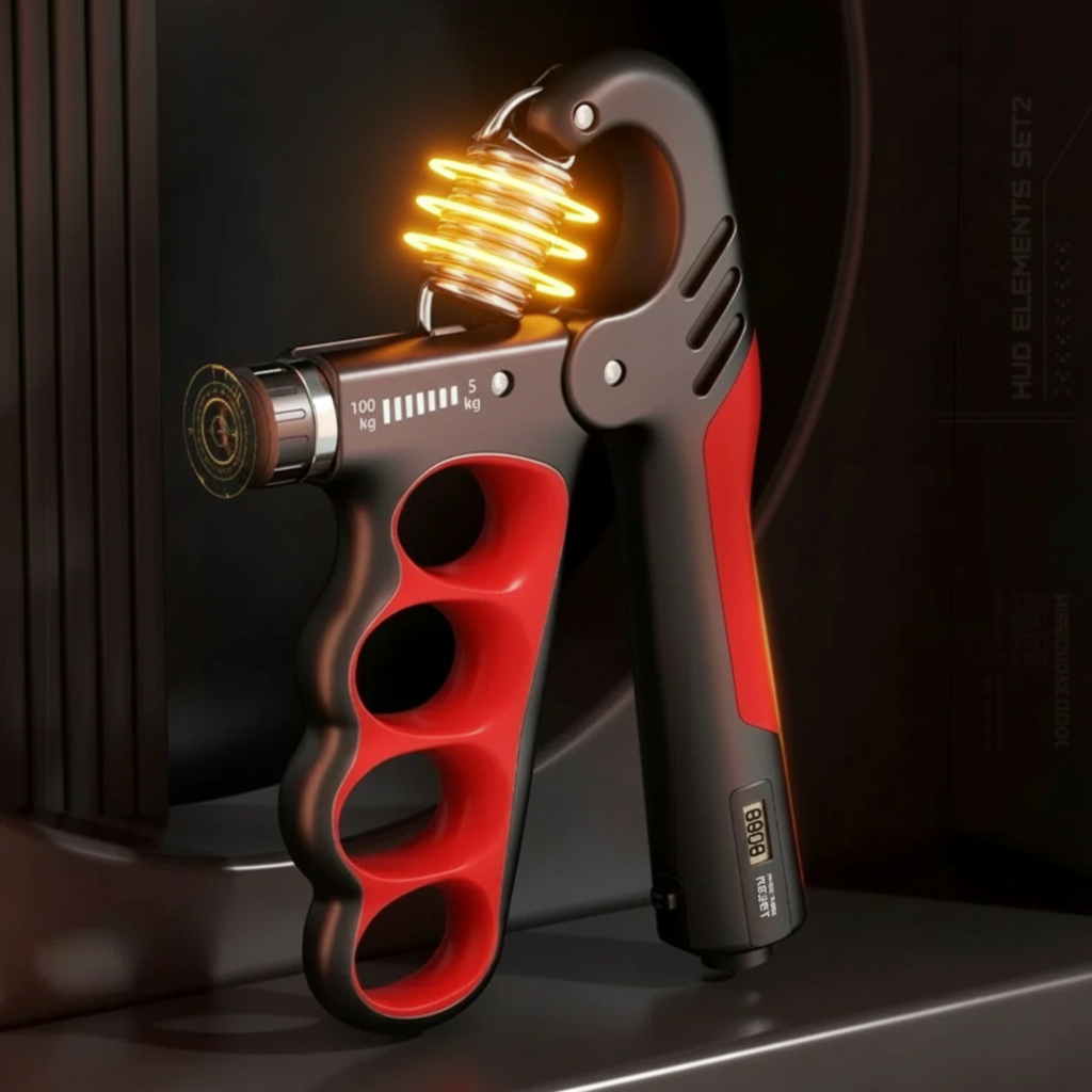 Hand Grip Strengthener and Strength Trainer with Digital Counter and Adjustable Resistance - Image 4