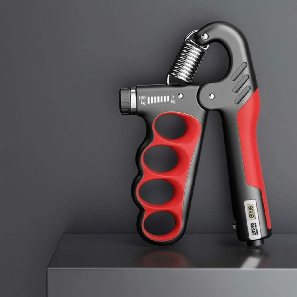 Hand Grip Strengthener and Strength Trainer with Digital Counter and Adjustable Resistance - Image 7