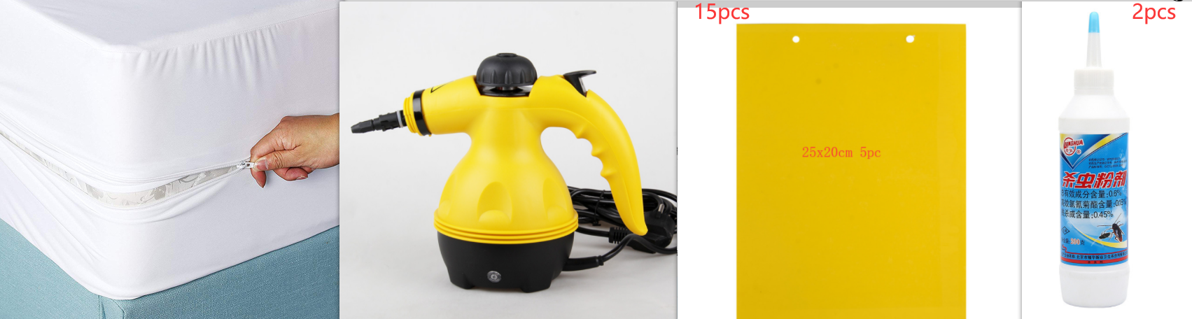 Handheld Portable Pressurized Steam Cleaner for Rug Carpet and Furniture with Attachments - Image 1