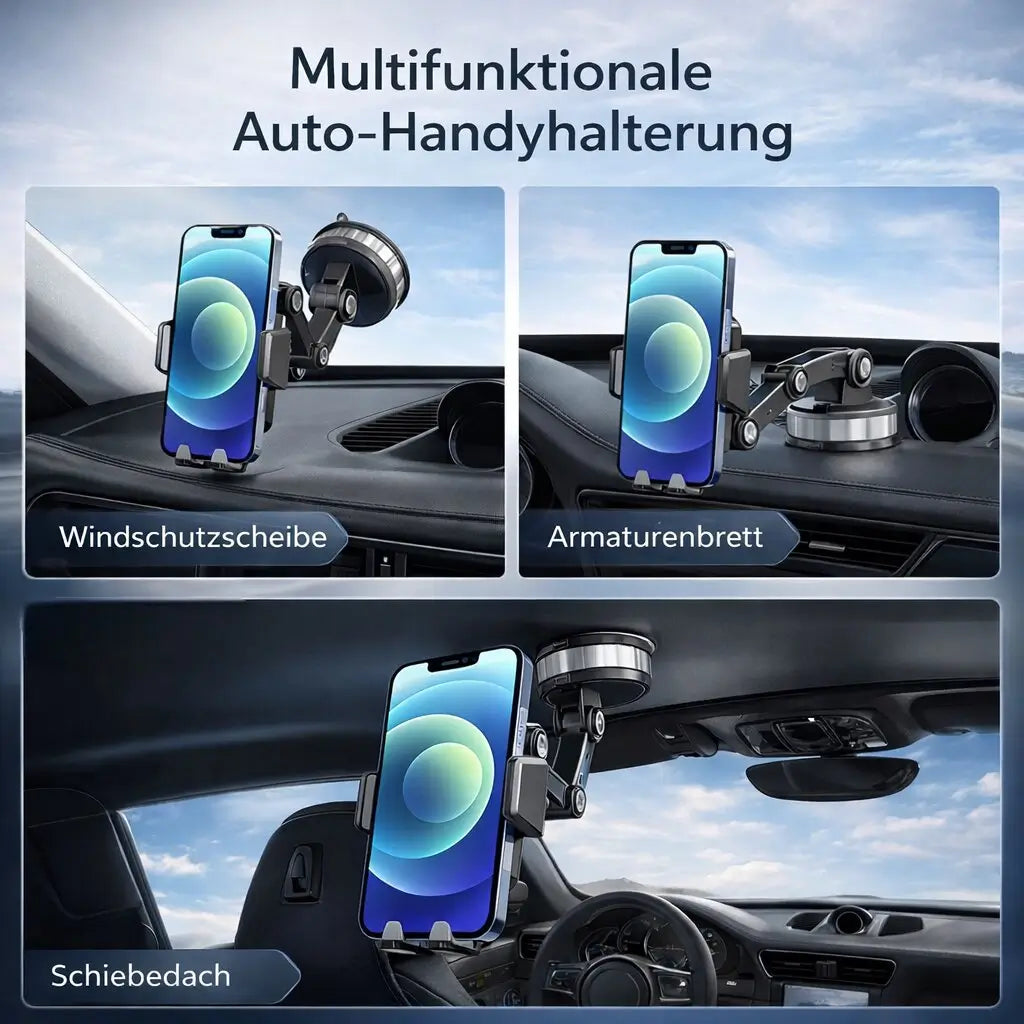 Suport reglabil pentru telefon auto pentru bord și parbriz