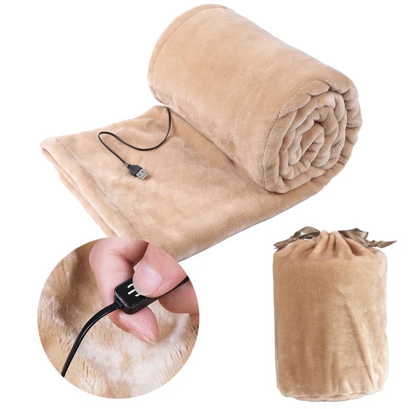 Heated Blanket and Energy Efficient Electric with USB Power and Plush Fleece - Image 2