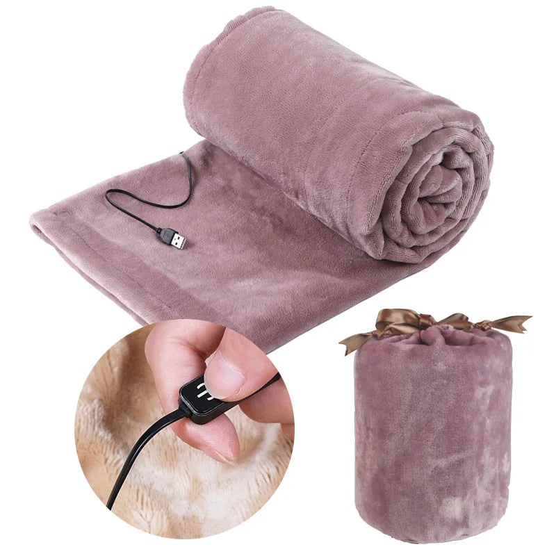 Heated Blanket and Energy Efficient Electric with USB Power and Plush Fleece - Image 3