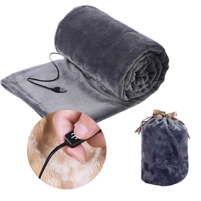 Heated Blanket and Energy Efficient Electric with USB Power and Plush Fleece - Image 4