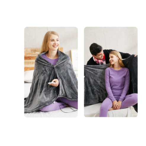 Heated Blanket Electric Shawl with USB Power 3 Heat Settings and Plush Fleece Wrap - Image 10