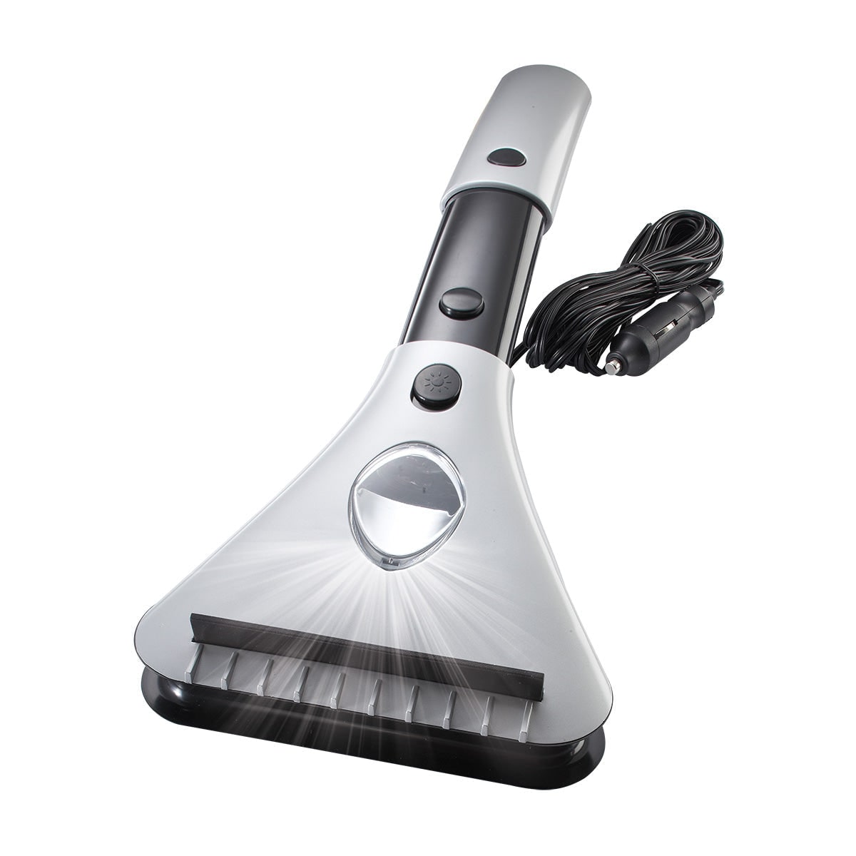 Heated Car Ice Scraper for Window Windshield with Extendable Handle LED Light and 12v Power Cord - Image 2