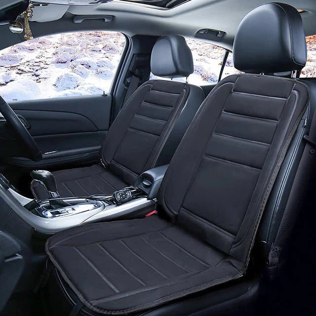 Heated Car Seat Cover and Cushion with 12v Power Adapter and Wired Remote Control - Image 2