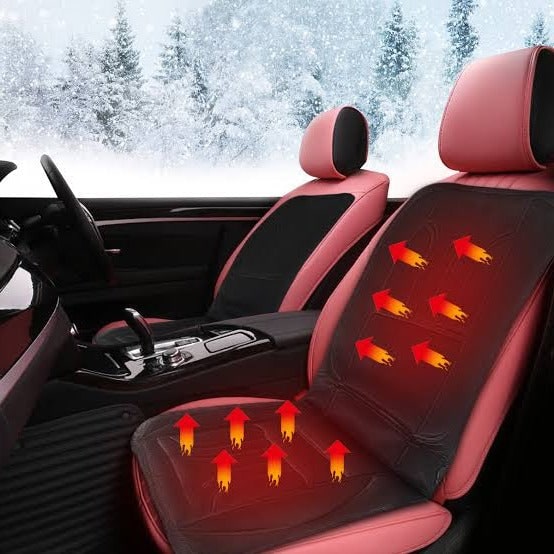 Heated Car Seat Cover and Cushion with 12v Power Adapter and Wired Remote Control - Image 4