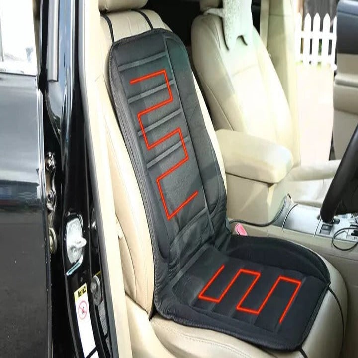 Heated Car Seat Cover and Cushion with 12v Power Adapter and Wired Remote Control - Image 6