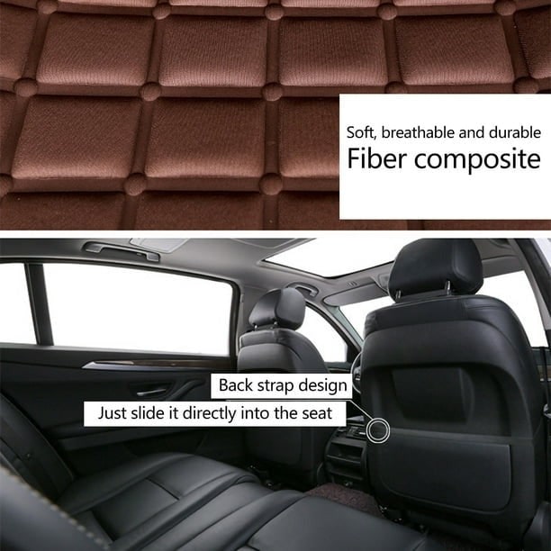Heated Car Seat Cover and Cushion with Backrest Support 12v Quilted with Two Heat Settings - Image 7