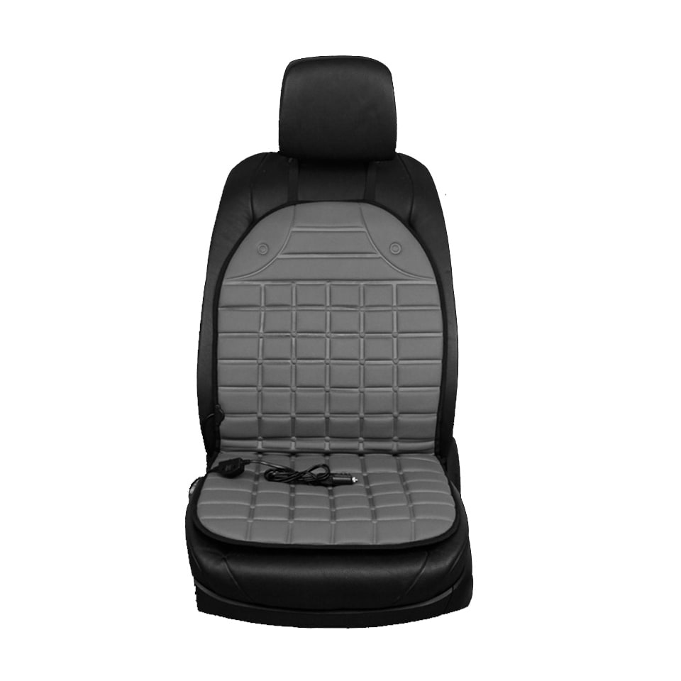 Heated Car Seat Cushion and Cover with Quilted Design and 12v Power Adapter Ergonomic - Image 4