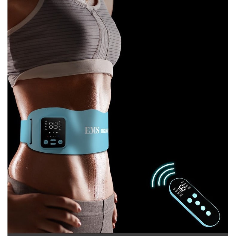 Heated Ems Abdominal Toning Belt with Wireless Remote and Vibration - Image 5