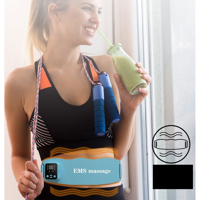 Heated Ems Abdominal Toning Belt with Wireless Remote and Vibration - Image 7