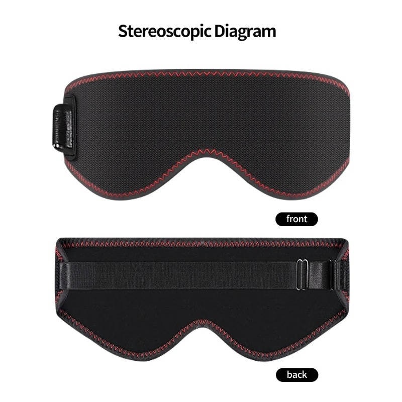 Heated Eye Mask for Sleep and Under with Adjustable Elastic Strap and USB Power Heatable - Image 6