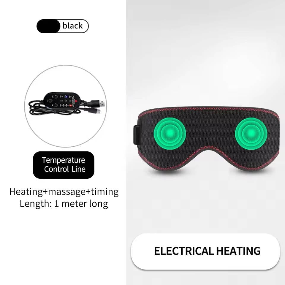 Heated Eye Mask for Sleep and Under with Adjustable Elastic Strap and USB Power Heatable - Image 8
