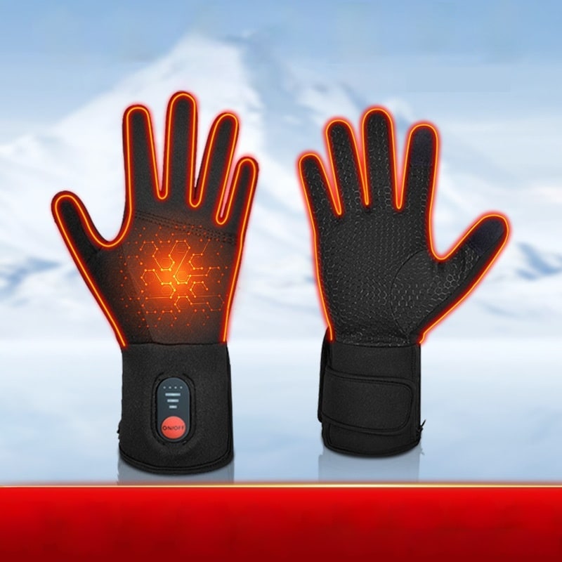 Heated Gloves for Winter with Touchscreen Fingertips and Rechargeable Powered Hand Warmer - Image 6