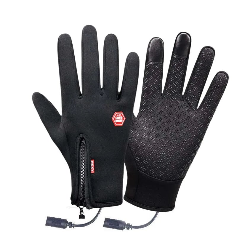 Heated Gloves Winter Thermal Touchscreen Non Slip USB Rechargeable - Image 3