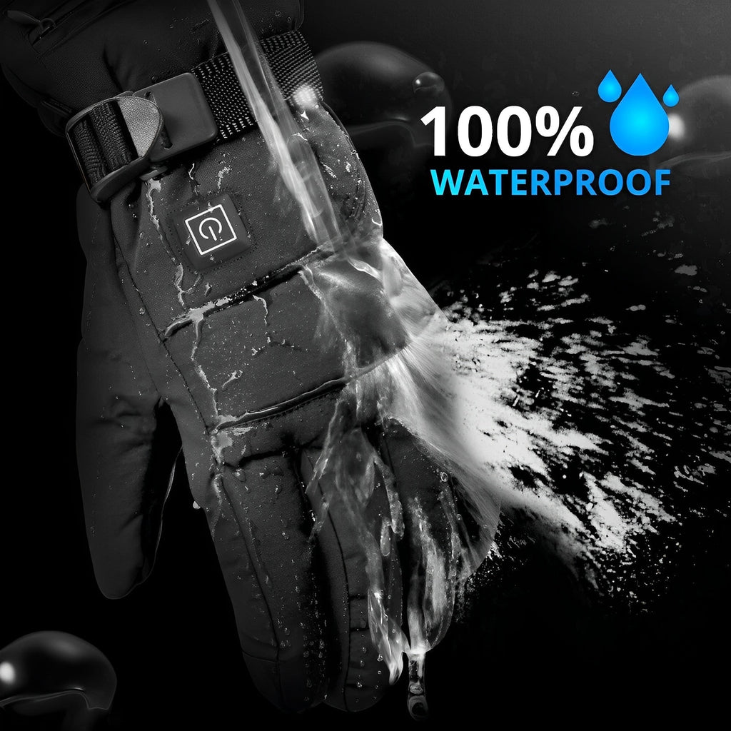 Heated Gloves with Rechargeable Battery and Waterproof Touchscreen Fingertips - Image 2