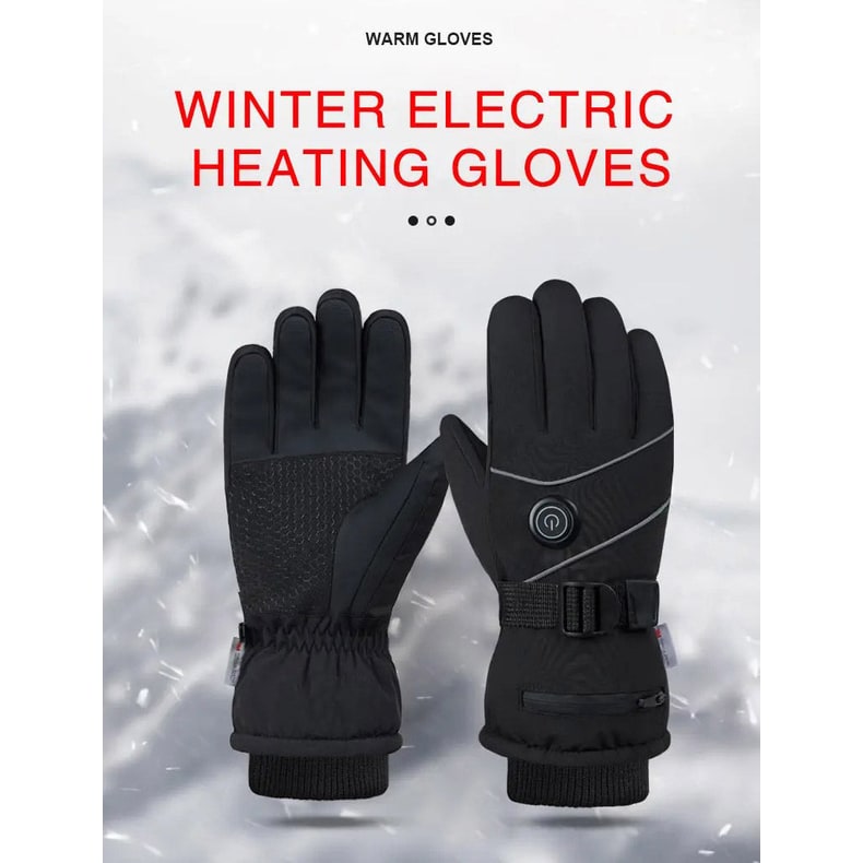Heated Gloves with Rechargeable Battery Touchscreen Fingertips and Adjustable 3 Heat Levels - Image 10