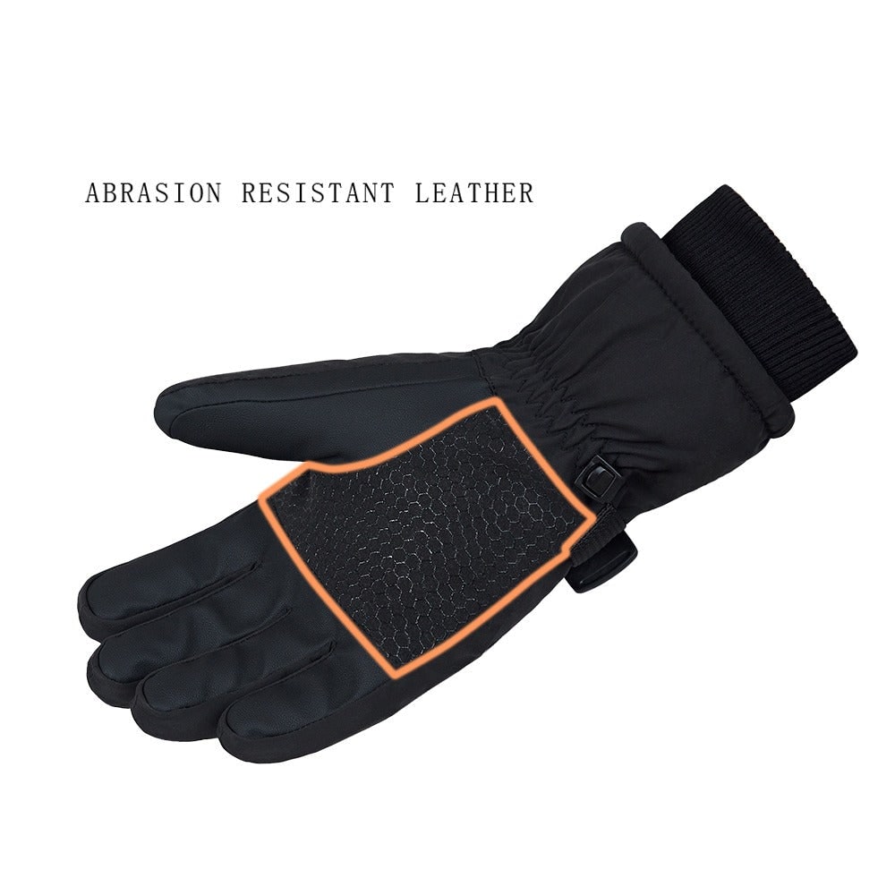Heated Gloves with Rechargeable Battery Touchscreen Fingertips and Adjustable 3 Heat Levels - Image 7