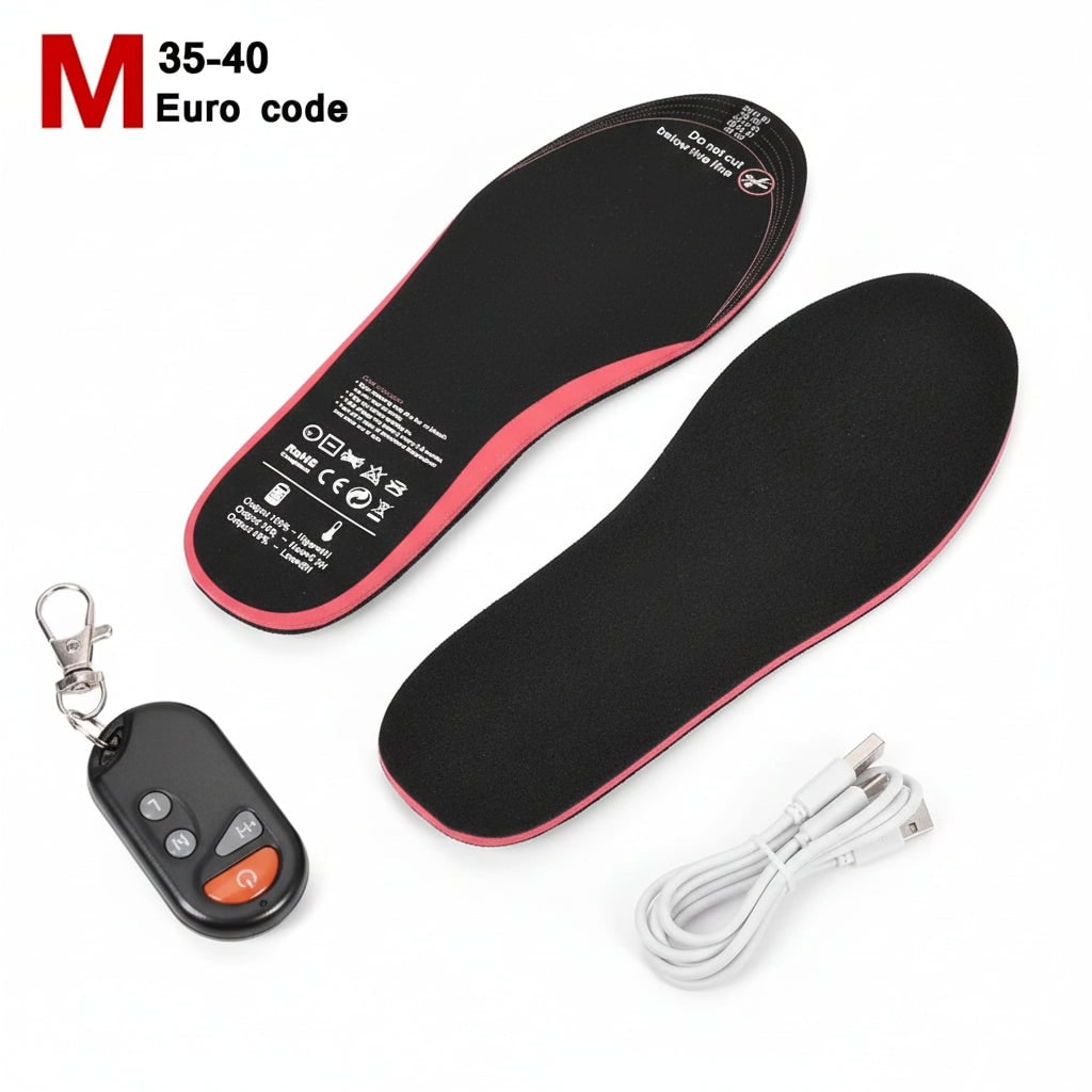Heated Insoles and Shoe Inserts with Wireless Remote Control and Rechargeable Battery - Image 7