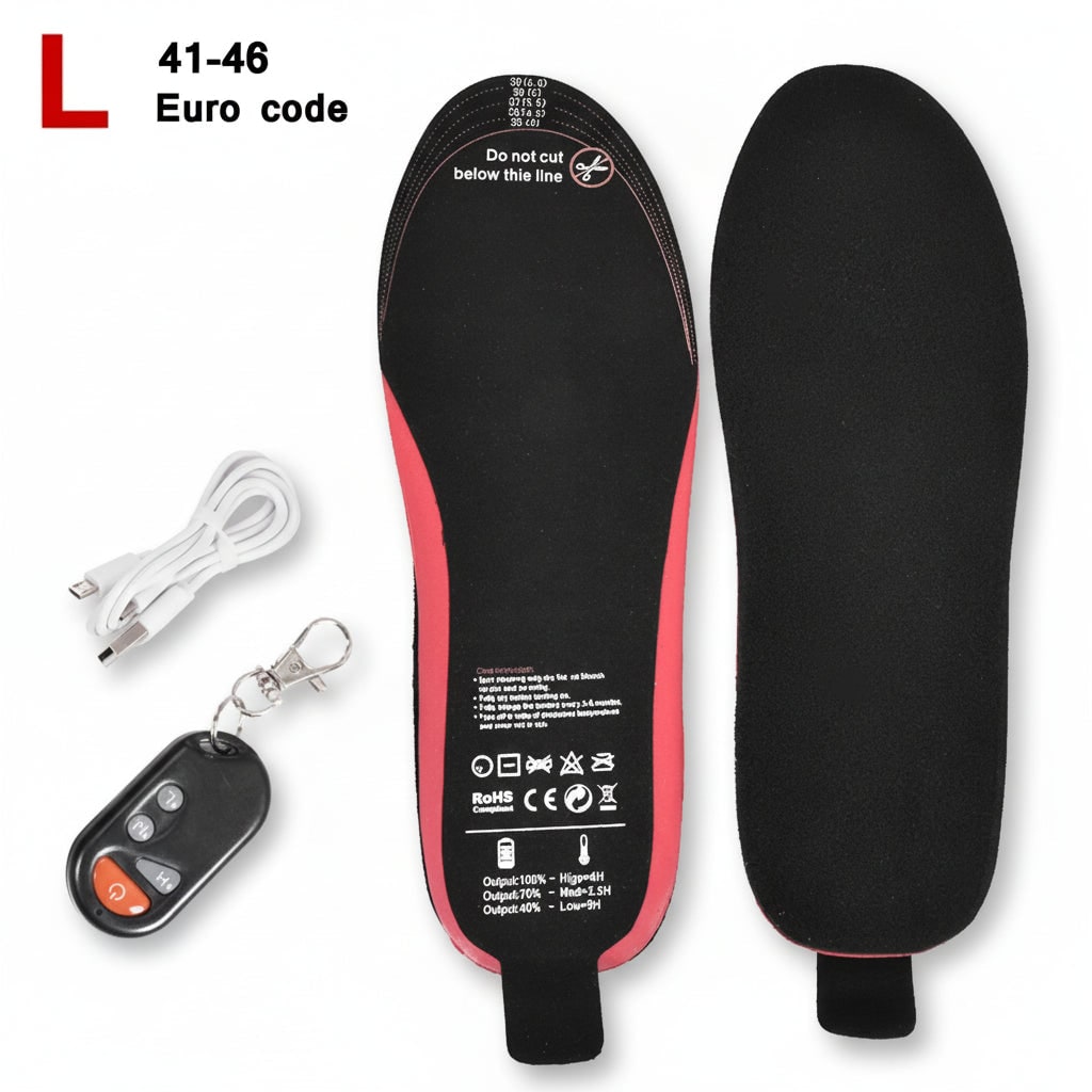 Heated Insoles and Shoe Inserts with Wireless Remote Control and Rechargeable Battery - Image 8