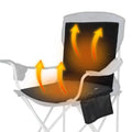Heated Seat Cushion with Backrest for Car and Camping Chairs Portable with USB Power - Image 1