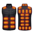 Heated Vest with USB Rechargeable Battery Quilted Design and Multiple Heating Zones - Image 1