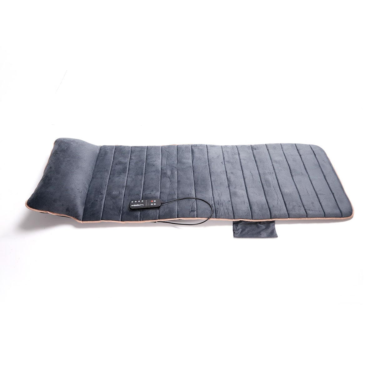 Heated Vibrating Full Body Electric Massage Mat Foldable Portable Wired Remote - Image 2