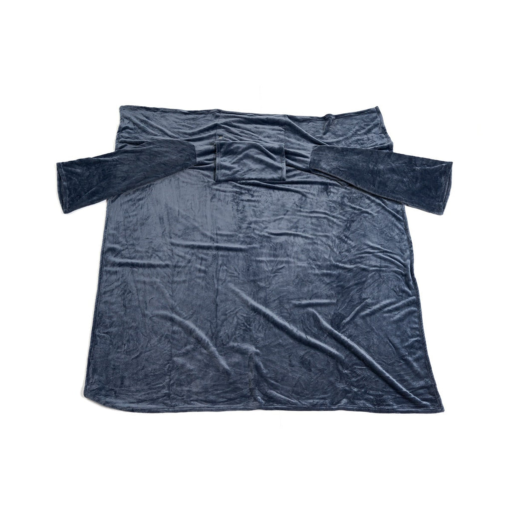 Heated Wearable Blanket with Sleeves and Chest Heating Panel Energy Efficient Electric Throw - Image 3