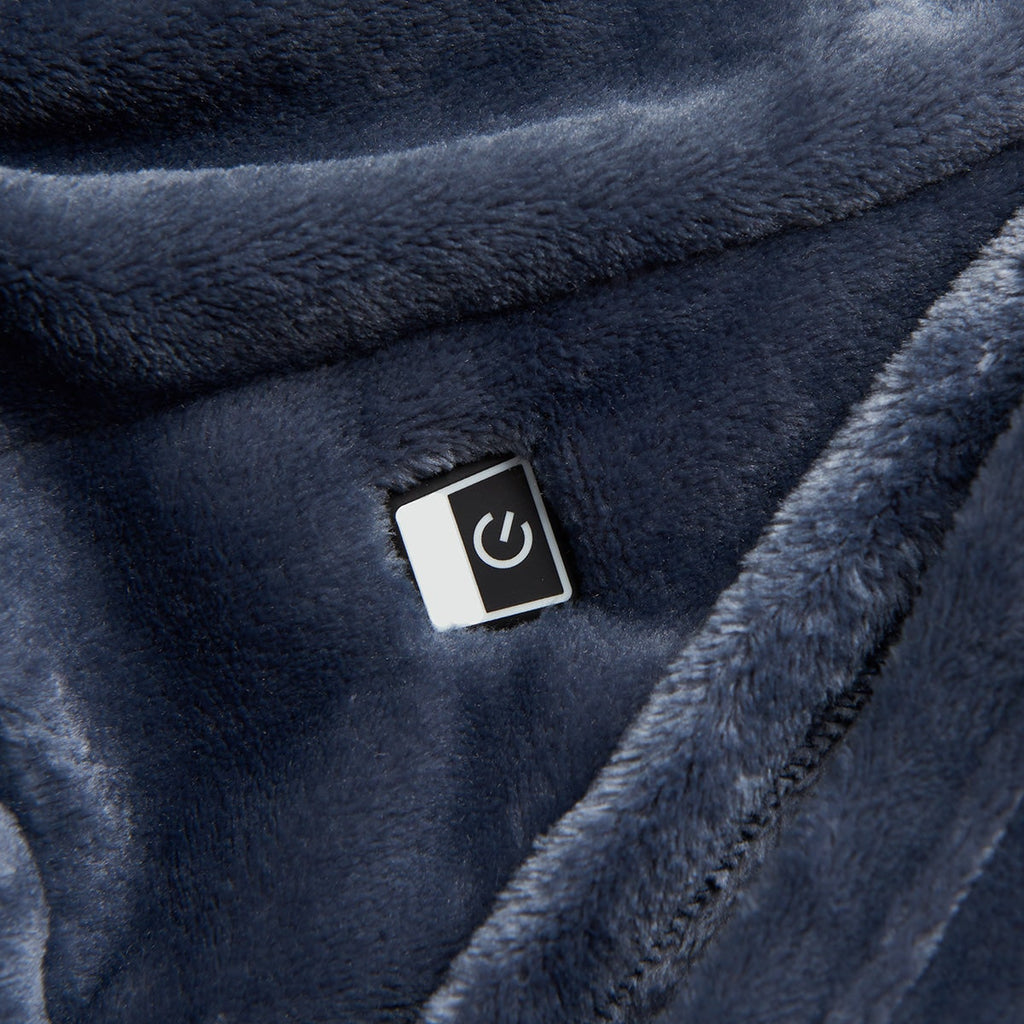 Heated Wearable Blanket with Sleeves and Chest Heating Panel Energy Efficient Electric Throw - Image 4
