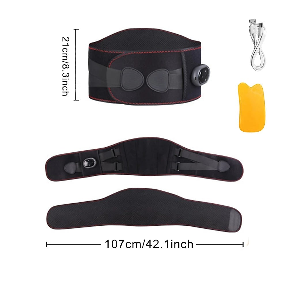 Heating Pad and Warming Waist Belt with Back Massage Infrared Heat and Digital Controller - Image 12