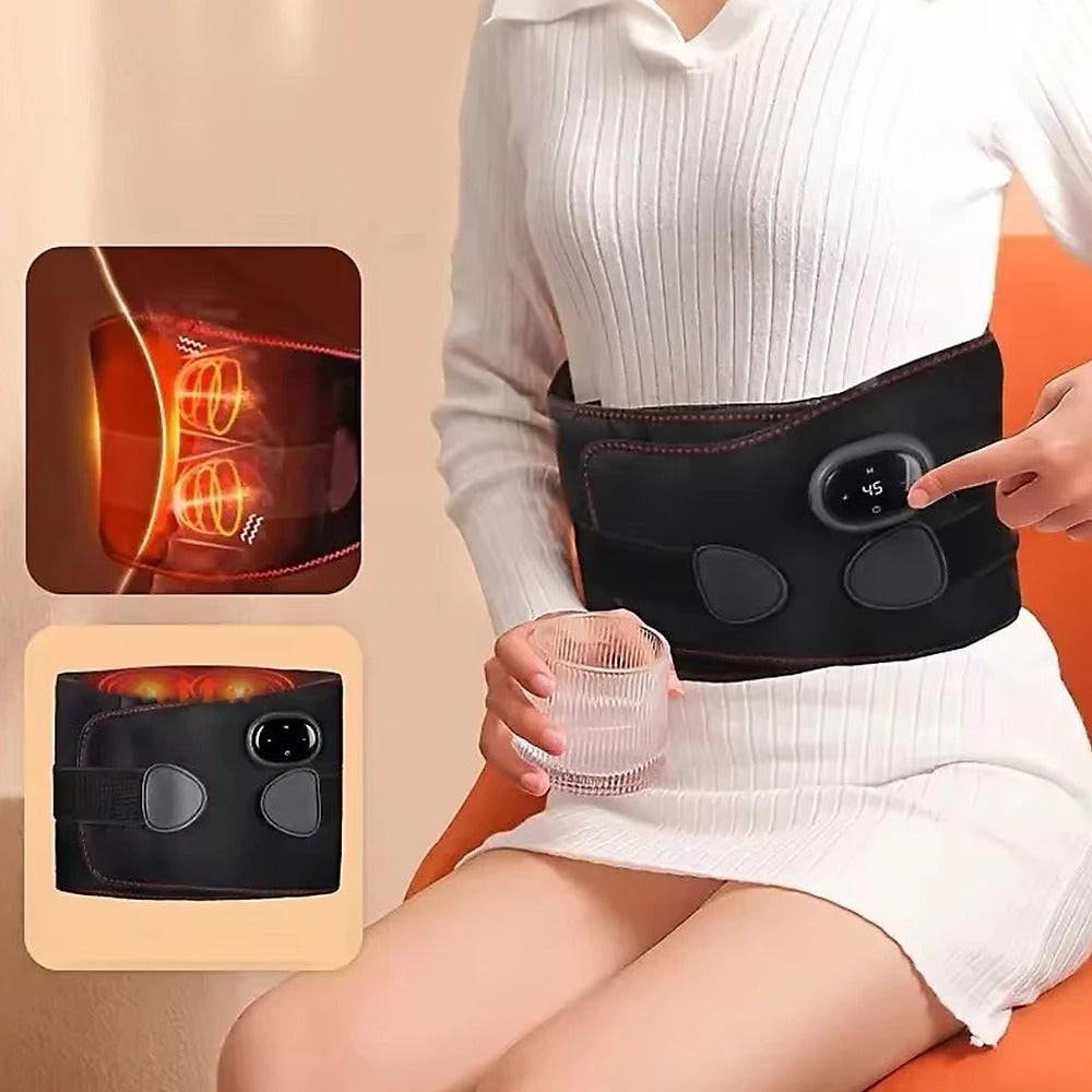 Heating Pad and Warming Waist Belt with Back Massage Infrared Heat and Digital Controller - Image 2