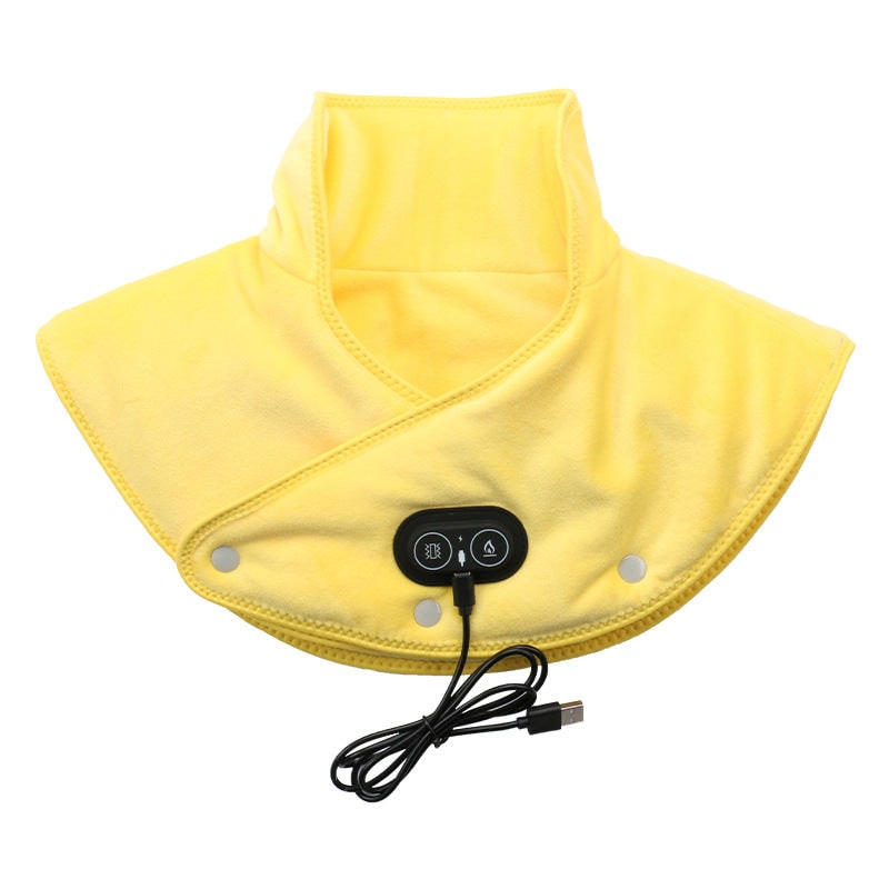 Heating Pad for Neck Shoulder USB Plush Vibration Massage Electric Massager - Image 3