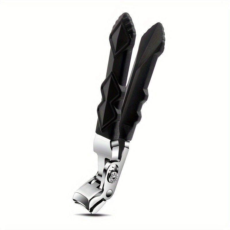 Heavy Duty Fingernail and Toenail Clippers with Curved Jaw and Stainless Steel Blades - Image 3