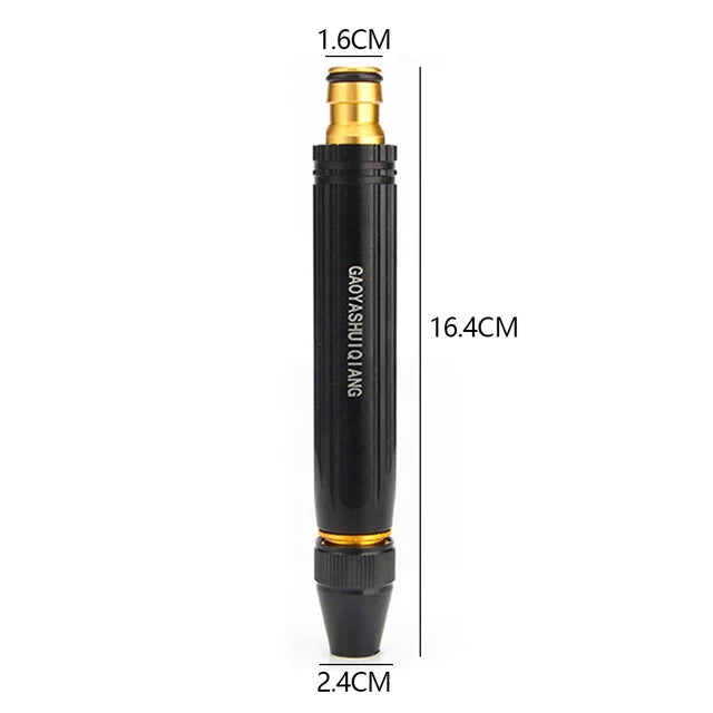 High Pressure Garden Hose Nozzle with Adjustable Spray Tip and Brass Quick-Connect Fitting - Image 6