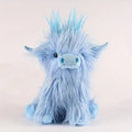 Highland Cow Stuffed Animal with Shaggy Plush and Embroidered Details - Image 6