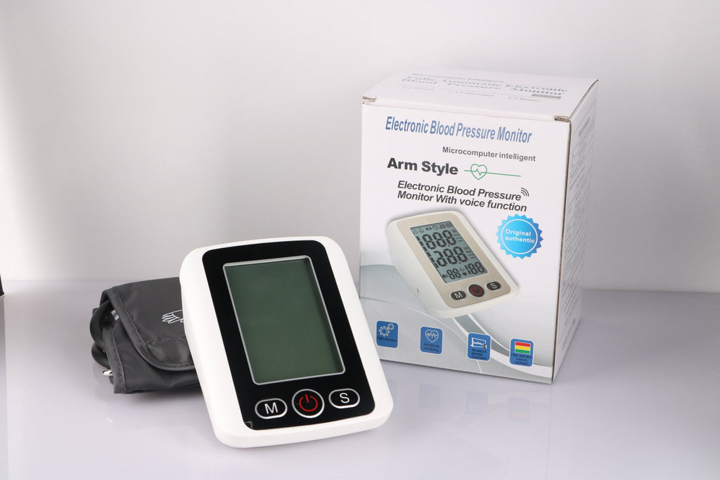 Home Automatic Blood Pressure Monitor with Large Lcd Screen and Upper Arm Cuff - Image 1